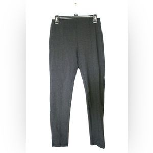 SHINESTAR • Black and White Stretch Work Pants • size M